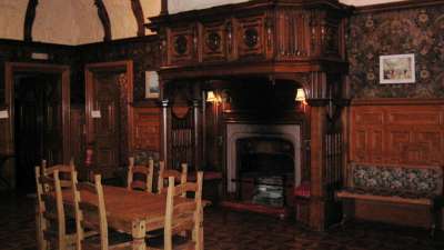 An interior view.