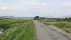 N from Lairg into the emptiness of Sutherland.