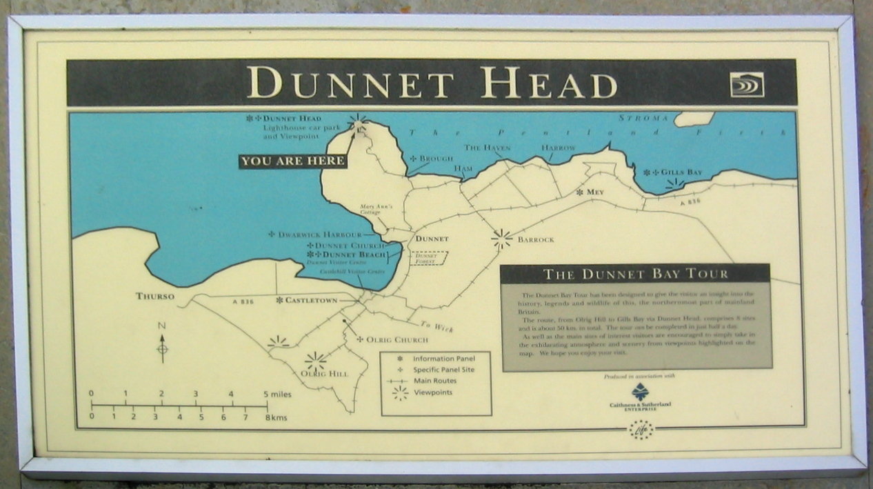 Dunnet Head tourist information centre.