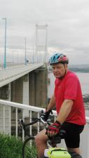 A view along Severn Road Bridge.