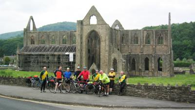 Tintern Abbey Group pose.
