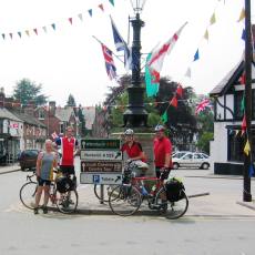 Audlem group pose.