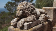 Sant Salvador - the guarding lions.