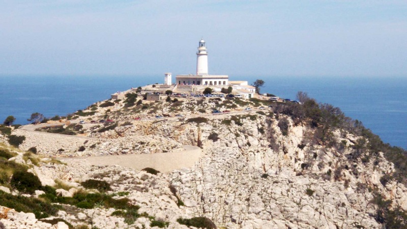 The lighthouse on Cap Formentor. Cafe inside.